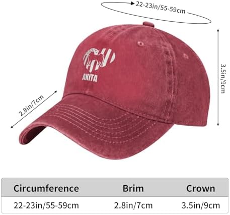 RTATBY Akita Vintage Baseball Cap