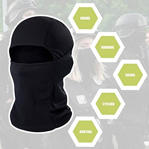 Adjustable Face Mask for UV Protection and Wind Resistance Balaclava Style