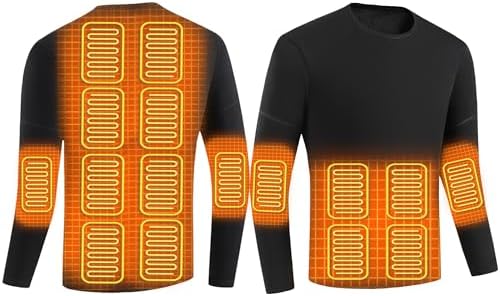 Heated Thermal Shirt for Men with 16 Heating Zones under_CB