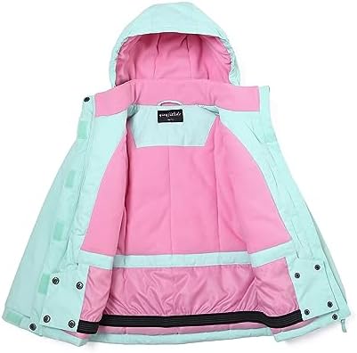 Girls Waterproof Ski Jacket Warm Durable