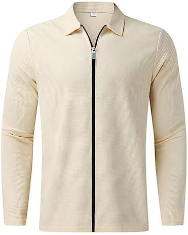 PICKLION Men Experience Warm Stylish in Heavy Oblong Waffle Cardigans