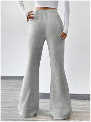 Thermal Drawstring Flare Pants for Girls
