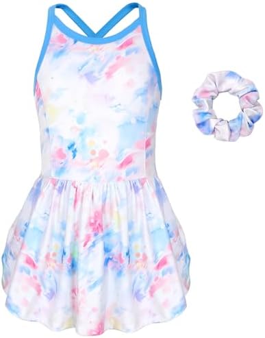 MODAFANS Girls Tennis Golf Dress athletic pleated and stylish