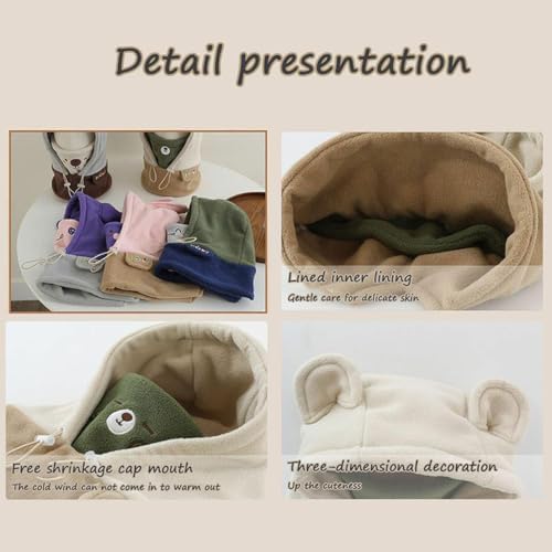 Cute Cat Ears Skiing Helmet Cover for Girls