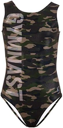 Camouflage Girls Gymnastics Leotard