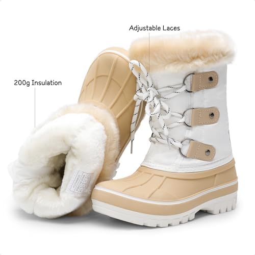 Perfect Winter Faux Fur Lined Boots for Kids