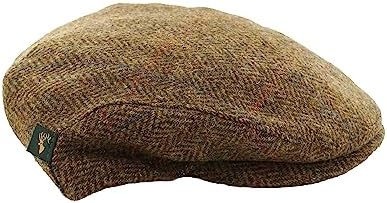 Mugros Weavers Mens Irish Trinity Flat Cap Driving Cap Made in Ireland