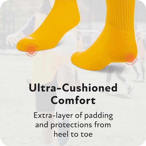 Sof Sole Soccer Over-the-Calf Team Athletic Performance Socks 2 Pair