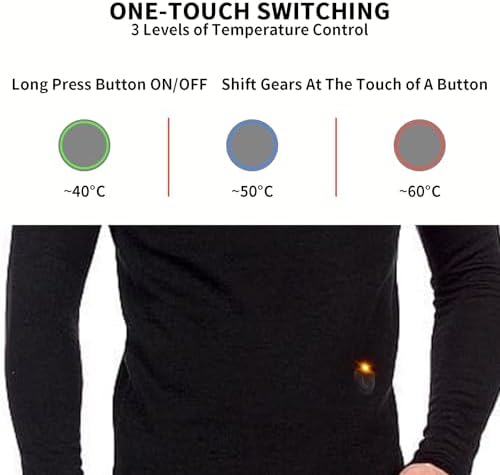 Foern Electric Heated Underwear Set - Stay Warm in Cold Weather