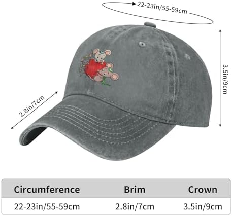 Three Mouse Baseball Cap Sun Hat Dad Get