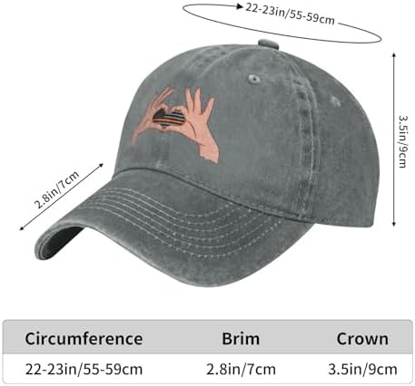 Holding A Heart United States Baseball Cap