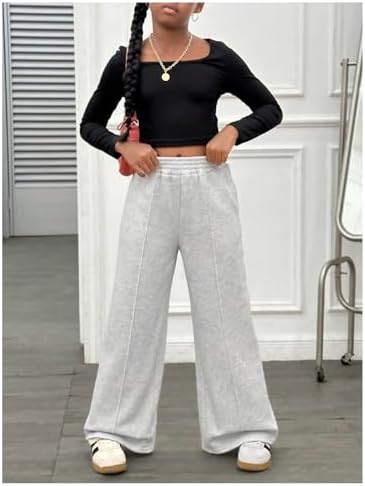 RoseSeek Girls Enjoy Entire Day Elastic Waist Joggers