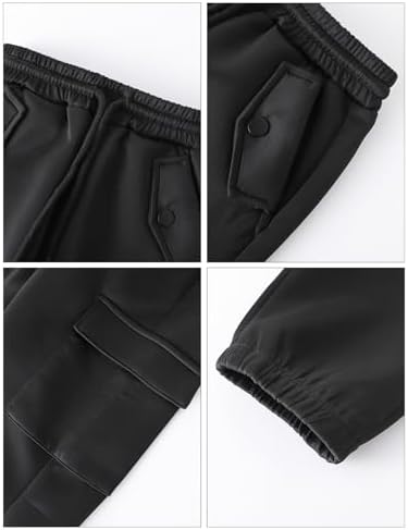 Trendy Slim Fit Girls Cargo Joggers