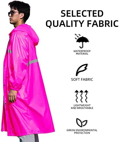 Coralrain Long Hooded Rain Jacket
