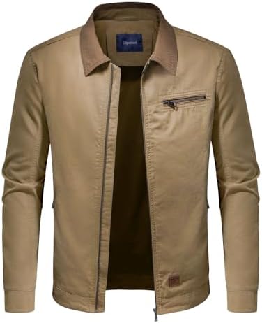 Stylish Mens Lightweight Cotton Jacket
