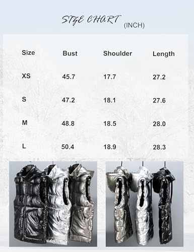 Quick-Dry Water Repellent Puffer Vest with Space POD Big-Hitting