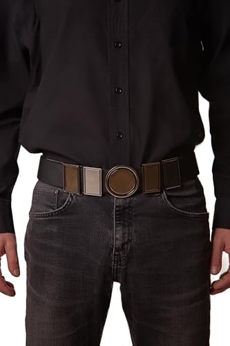 Silver Square Costume Belt
