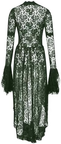 Victorian Lace Bell Sleeve Dresses for Women - Medieval Renaissance Festival Dresses