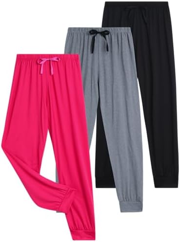 Sweet Hearts Girls Cozy Performance Joggers 3-Pack