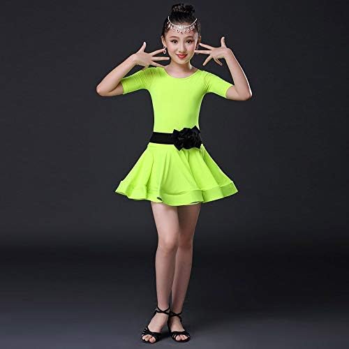 Muzuld 3-16T Girls Latin Ballet Dress Set with Belt and Accessories