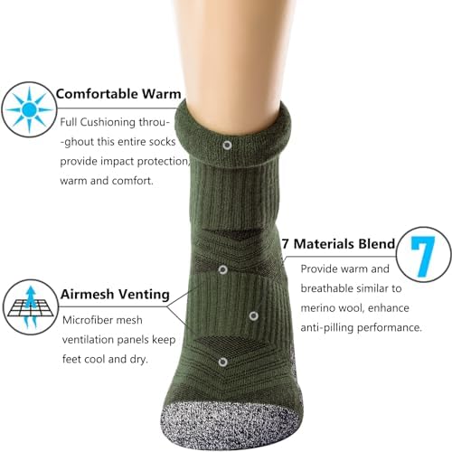 CWVLC Arch Compression Hiking Socks
