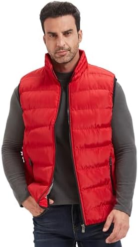 XinYangNi Mens Warm Cozy Puffer Vest