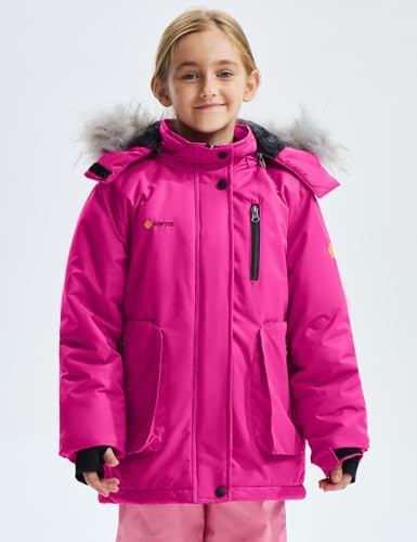 GEMYSE Girls Winter Waterproof Ski Jacket