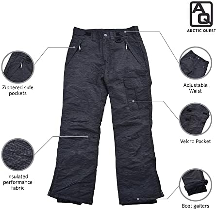 Arctic Quest Unisex Winter Insulated Ski Pants