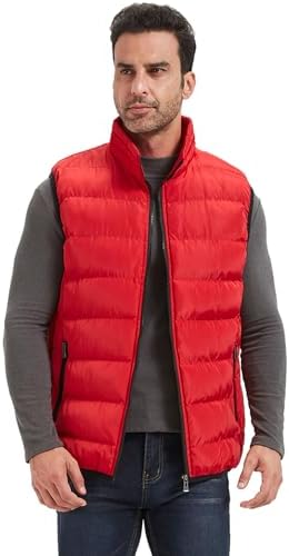 XinYangNi Mens Warm Cozy Puffer Vest