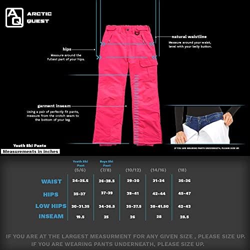 Arctic Quest Unisex Winter Insulated Ski Pants