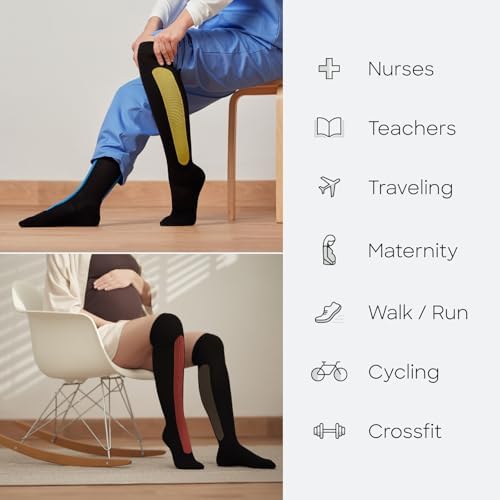 Ostrichpillow Compression Socks Support Nurses Reduce Swelling