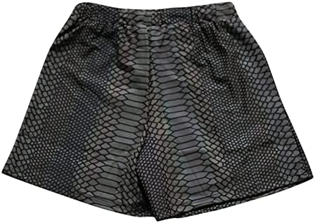 Reflective Snakeskin Active Shorts