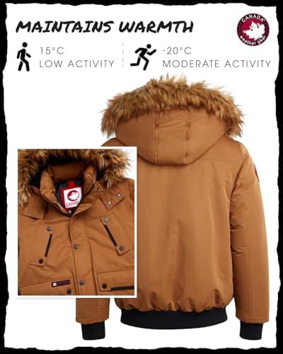 Sturdy Outdoor Winter Jacket for Men Durable Waterproof