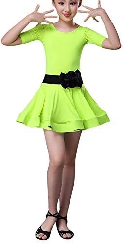 Muzuld 3-16T Girls Latin Ballet Dress Set with Belt and Accessories