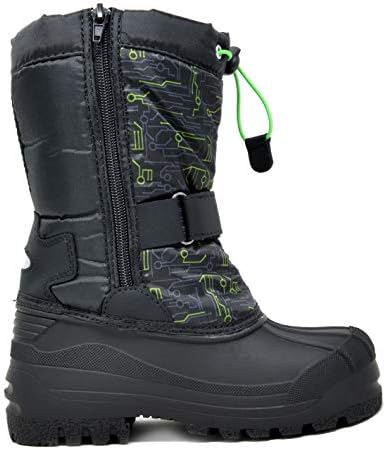DREAM PAIRS Boys Girls Mid Calf Snow Boots for Kids