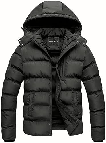CREATMO US Mens Waterproof Winter Parka Jacket