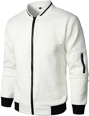 Hood Crew Mens Varsity Jacket - Lightweight Casual