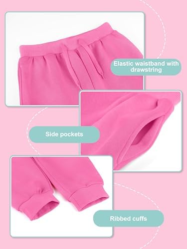 Resinta Girls Soft Warm Jogger Pants for Kids