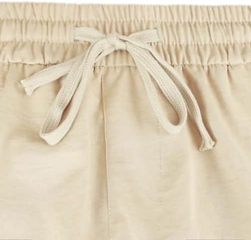 Xiaojmake Mens Cotton Linen Cargo Shorts