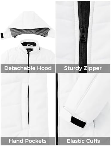 ZSHOW Girls Waterproof Ski JacketHigh-Quality Down Alternative Thermal Protection