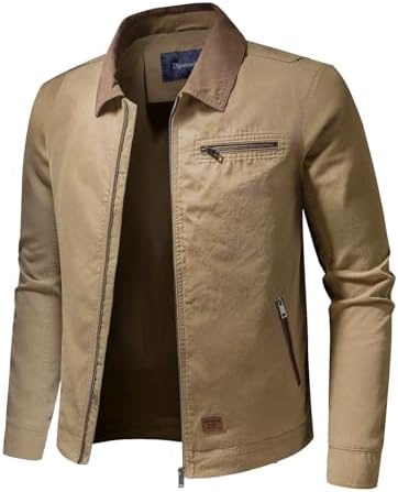 Stylish Mens Lightweight Cotton Jacket