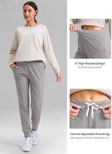 G Gradual Womens Thermal Water Resistant Joggers with Pockets