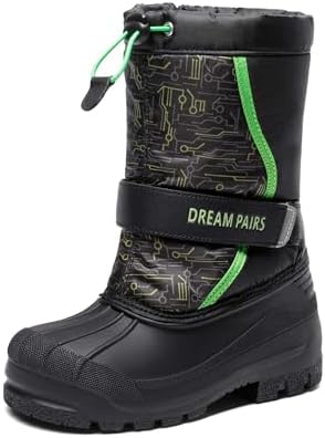 DREAM PAIRS Boys Girls Mid Calf Snow Boots for Kids