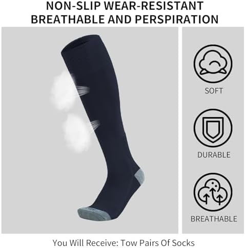 QBK Toddler Baseball Socks - Long-Lasting Comfortable