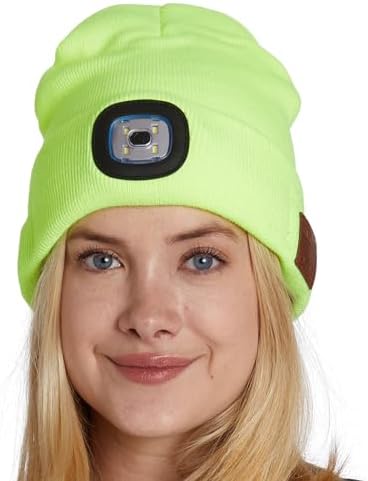 BLACK DECK Stereo Beanie Headphones with LED Bluetooth