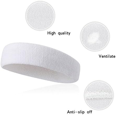 Moisture-Wicking Cotton Sweatband Set for Men