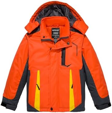 WantDo Boys Waterproof Ski Jacket