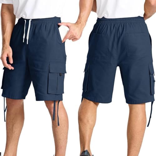 Finelylove Mens Lightweight Cargo Shorts