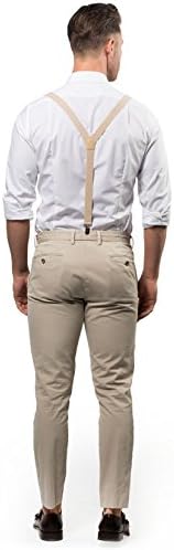 Perfect Tan Suspenders Bow Tie Set for Any Occasion