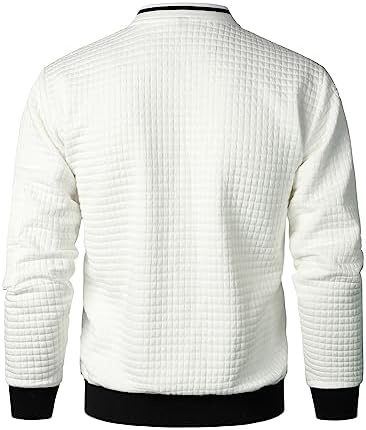 Hood Crew Mens Varsity Jacket - Lightweight Casual